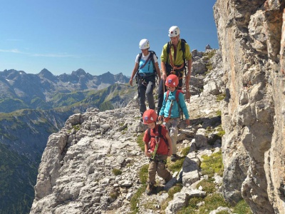 Klettern am Hochvogel